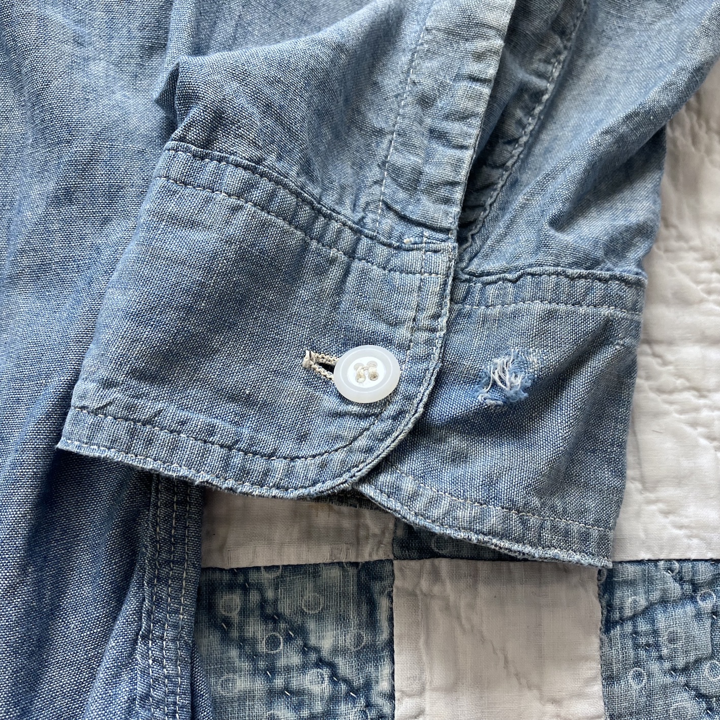 50's King Kole chambray shirt | Button Up Clothing