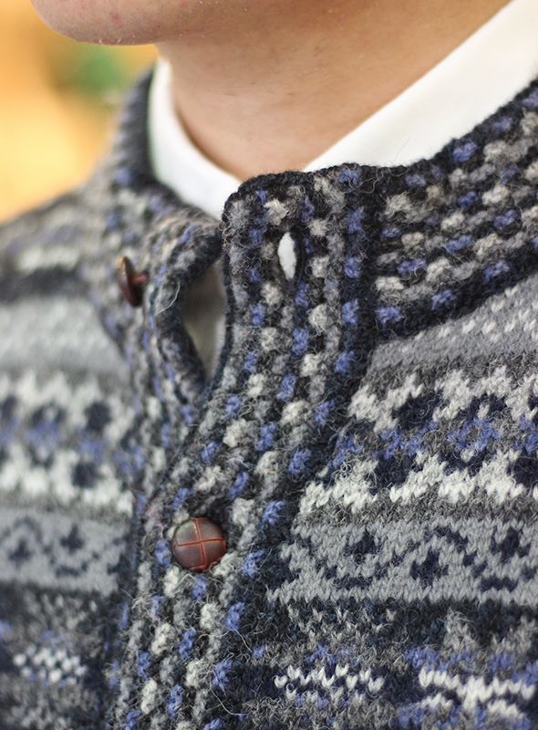 Jamieson's ジャミーソンズ バンドカラーカーディガンを通販【paper 福岡】