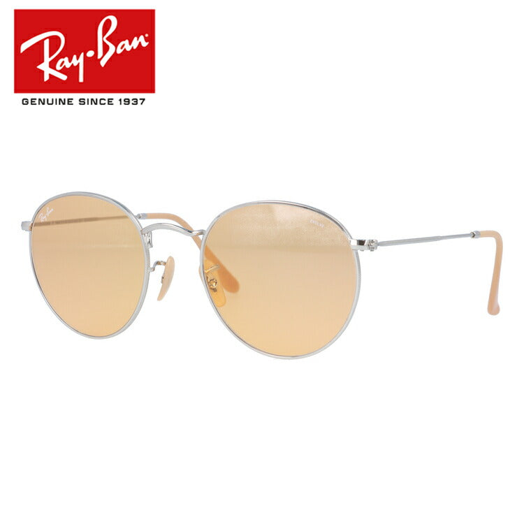 レイバン 調光サングラス ラウンドメタル RB3447 9065V9 50・53