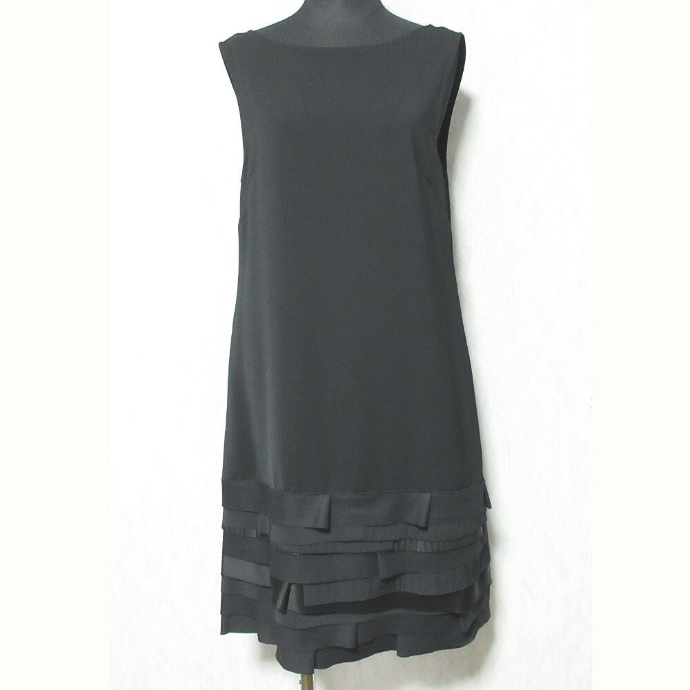 美品 フォクシーニューヨーク ドレス ローレル ノースリーブワンピース