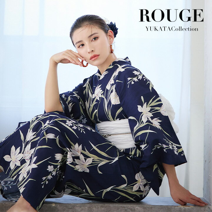 楽天市場】百合（柄百合）（浴衣セット｜和服）：レディース