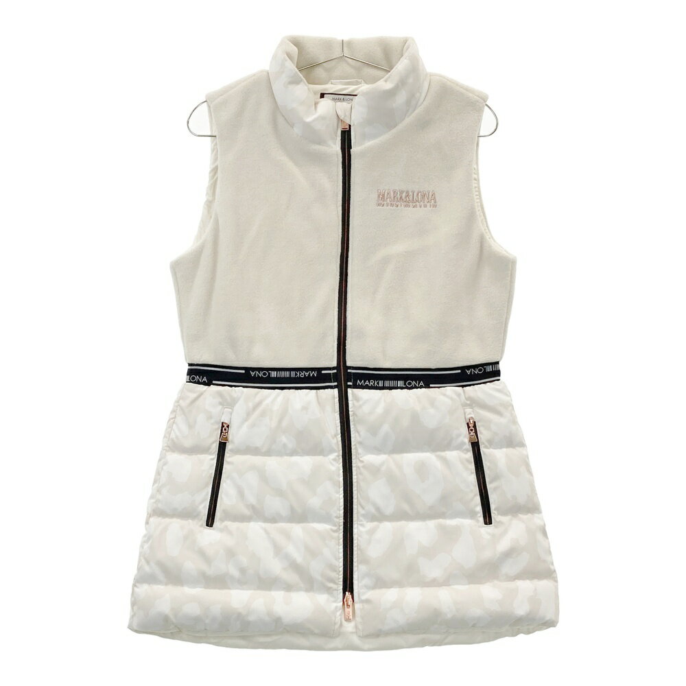 MARK&LONA レディース ダウンベスト ベージュ マークアンドロナ 【公式