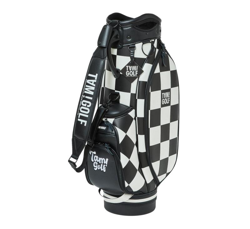 GRANDPRIX,チェック柄キャディバッグセット GRANDPRIX,チェック柄