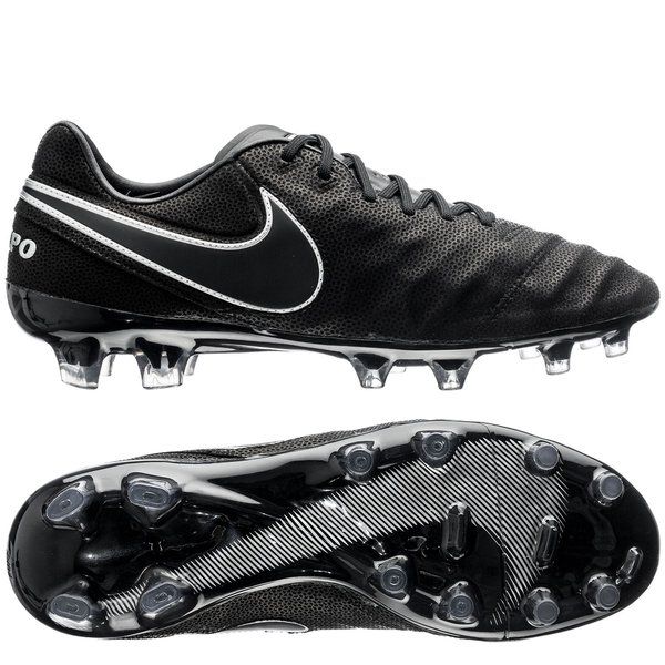 Nike Tiempo Legend 6 Leder Tech Craft Pack 2.0 FG - Schwarz/Silber
