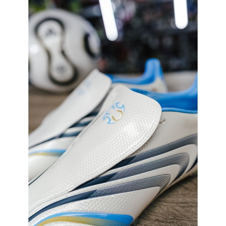 adidas F50 Messi Elite Tunit FG - Core White/Night Navy/Gold