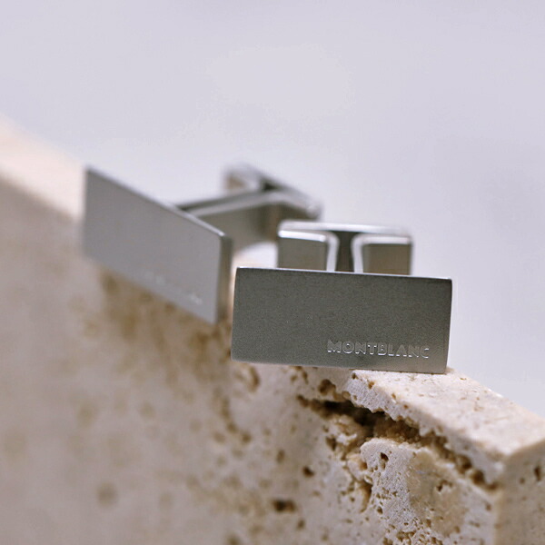 MONTBLANC カフリンクス シルバー 回転 ステンレス MONTBLANC