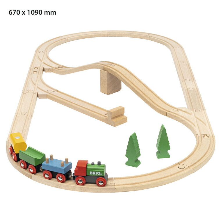 楽天市場】＼おまけつき／木のおもちゃ ブリオ/BRIO 木製レール 木の