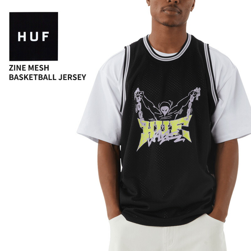 楽天市場】ハフ HUF ZINE MESH BASKETBALL JERSEY トップス