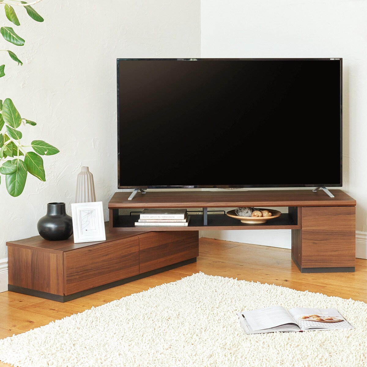 楽天市場】伸縮テレビボード（ADL 幅130〜195cm） ニトリ メーカー直送