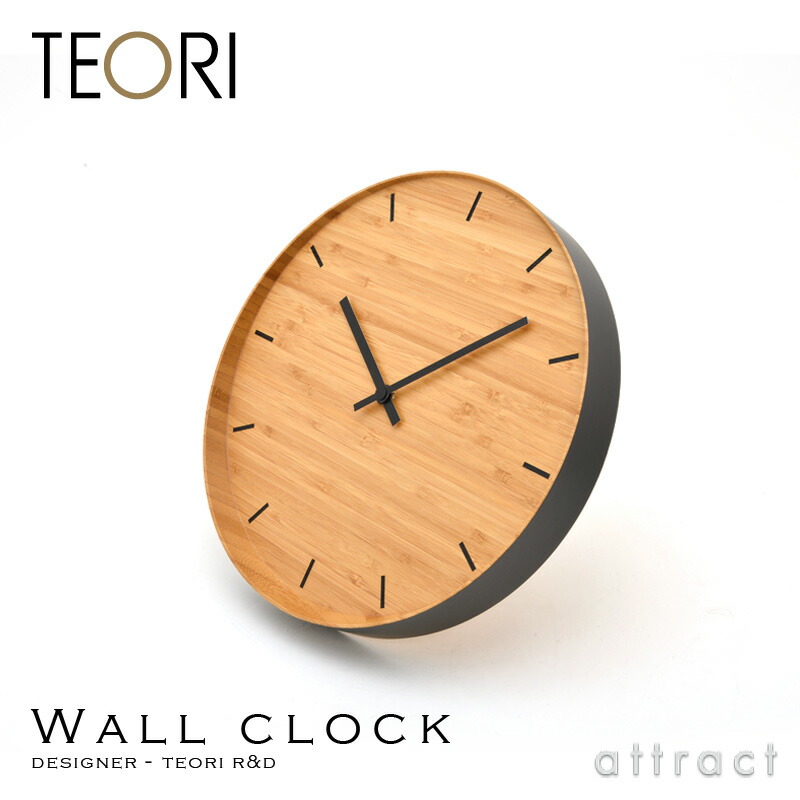 楽天市場】テオリ TEORI WALL CLOCK ウォールクロック Φ30cm P-WC