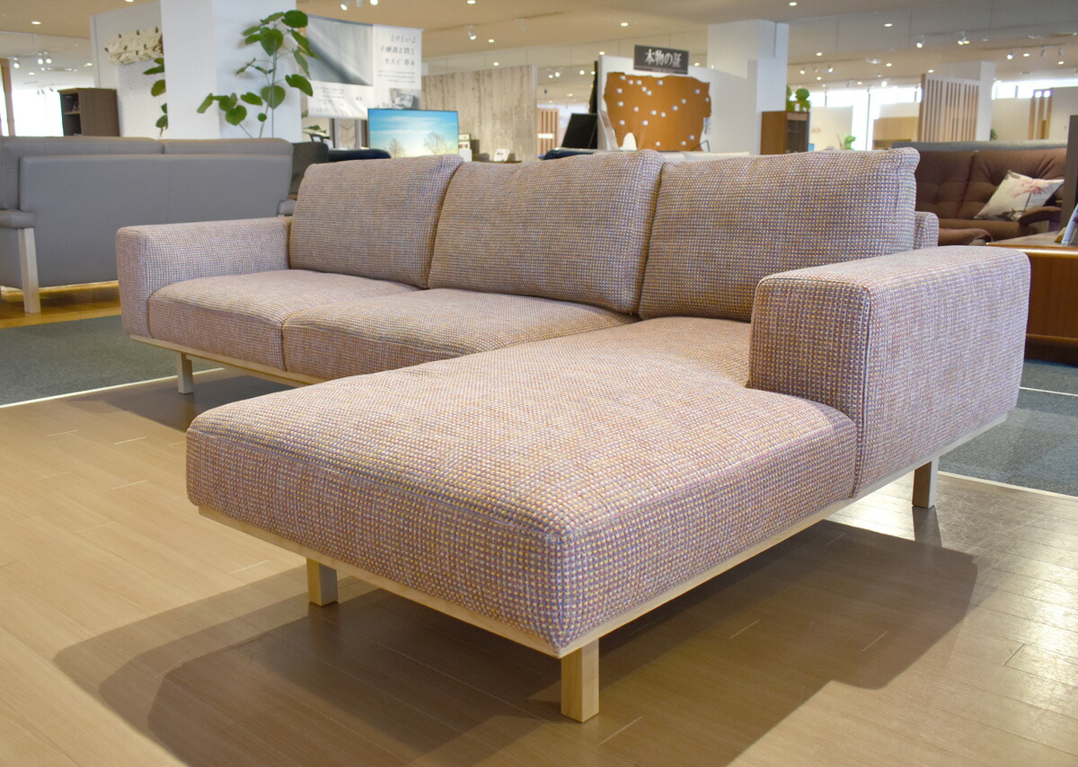 楽天市場】カリモク UU2228・2248・2229・2249 3Pシェーズロング