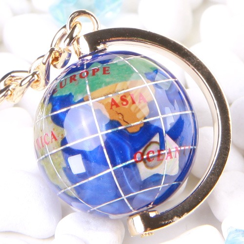 楽天市場】天然石 地球儀キーホルダー ピィアース 天然石 地球儀