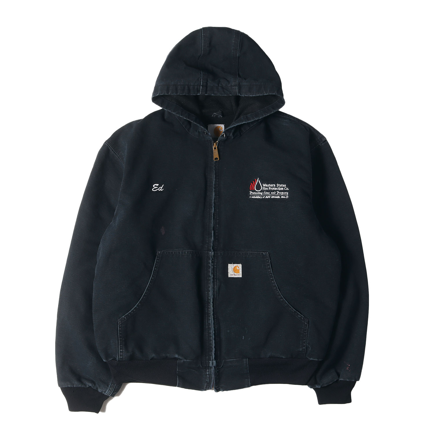 楽天市場】Carhartt カーハート ジャケット サイズ:L 90s 企業ロゴ刺繍