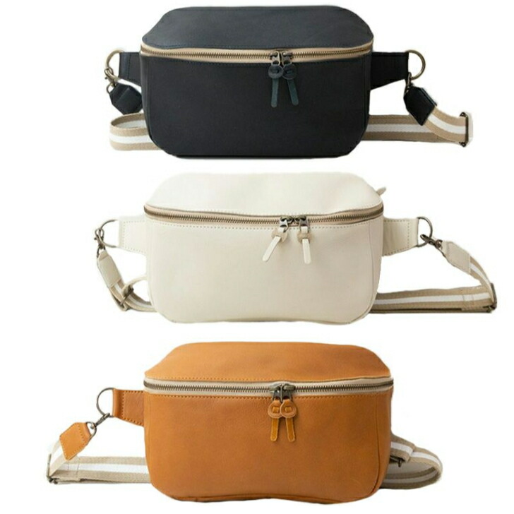 楽天市場】kanmi カンミ 防水レザー ボディバッグ All story ウエスト