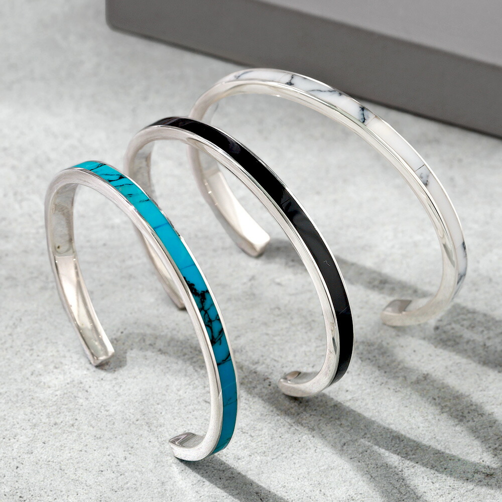 楽天市場】＼割引クーポン／Binich(ビニッチ) 天然石 ライン バングル