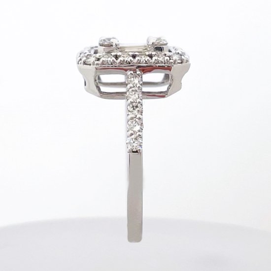 楽天市場】Deliciae Pt900 天然ダイヤモンド リング【1.00ct】スクエア