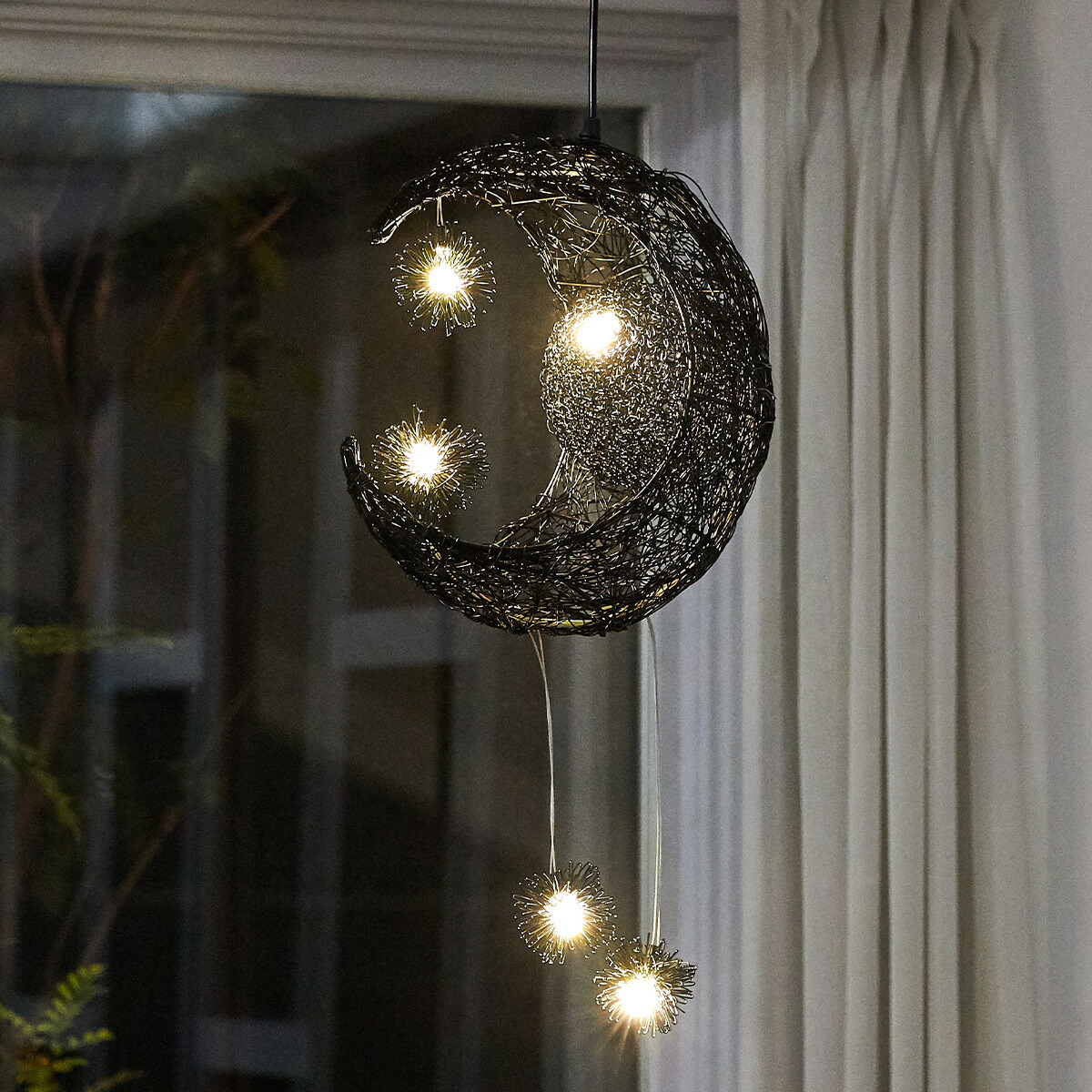 楽天市場】ペンダントライト 月 かわいい 天井照明 吊り下げ