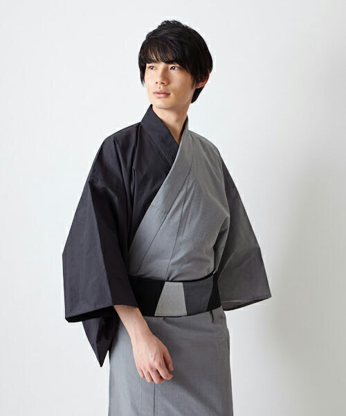 楽天市場】【セール40%オフ】単品 浴衣 「メンズ片身無地」公式 ふりふ