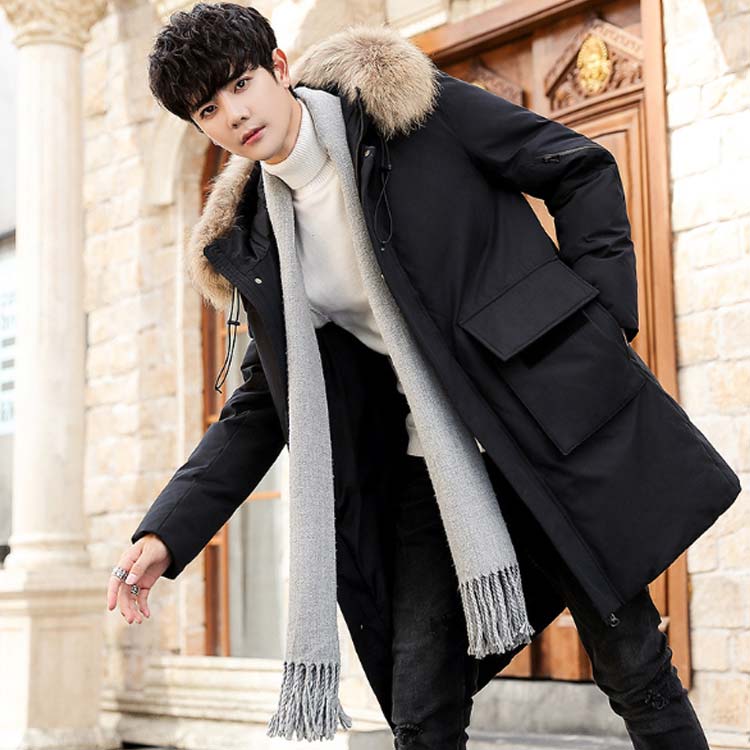 ヴィンテージ 4×4 JUMBO リアルファー ロング ダウンコート