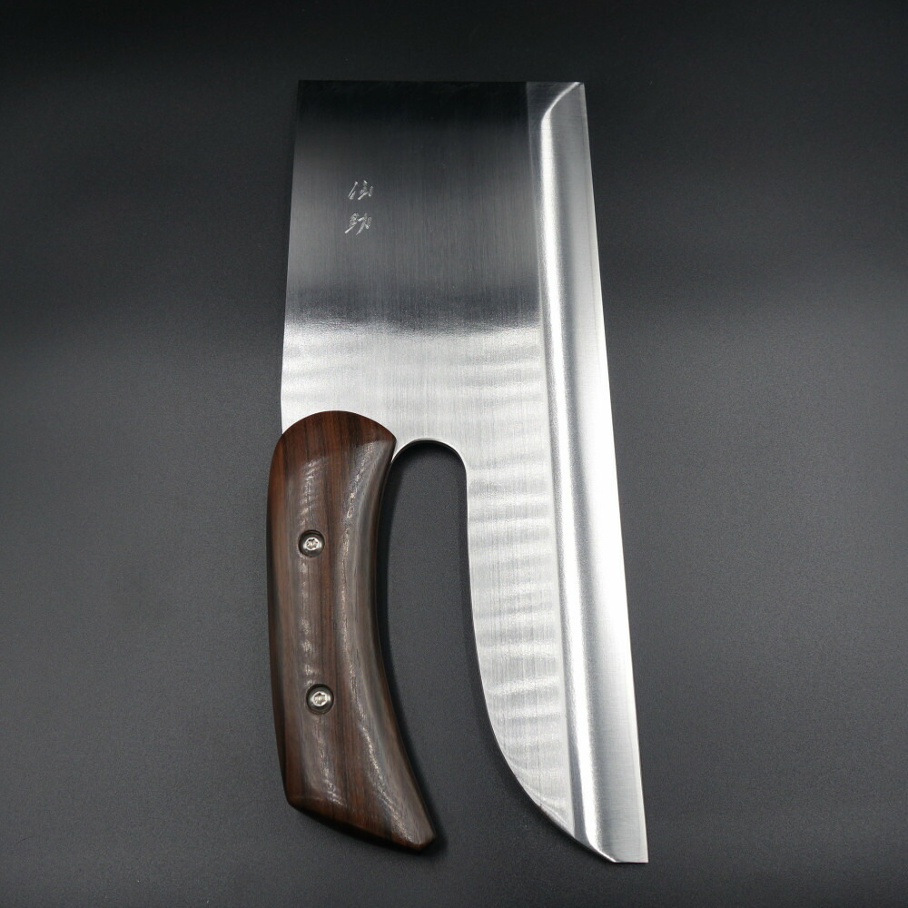 楽天市場】仙助 麺切り包丁 蕎麦包丁 安来鋼青紙二号 330mm 黒檀曲柄