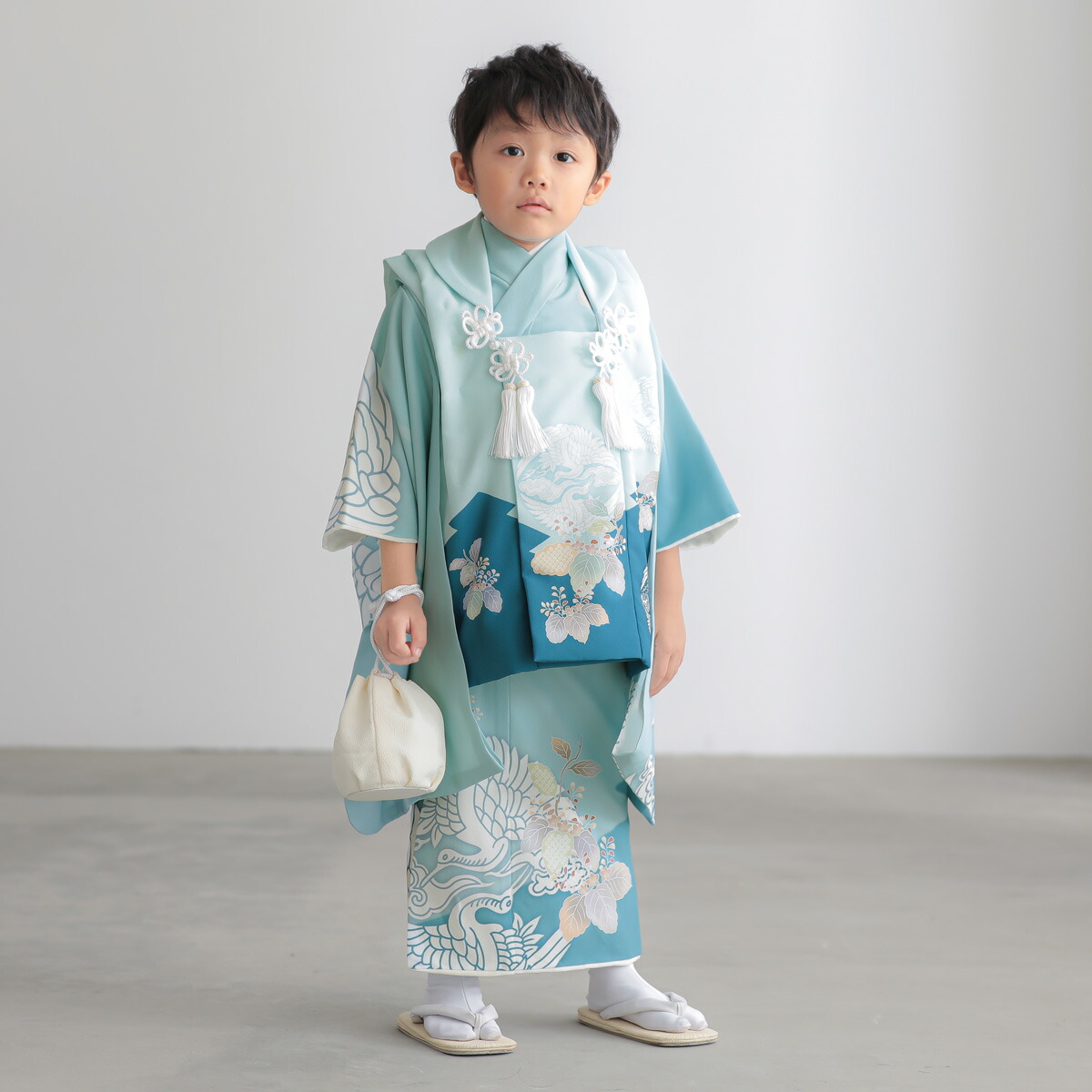 七五三 男子 着物セット（115センチ）◇D273 七五三 男の子 着物 フル