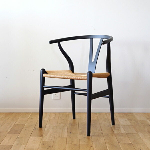 楽天市場】Yチェア ソフト CH24 ビーチ SOFT BLACK マットブラック 座