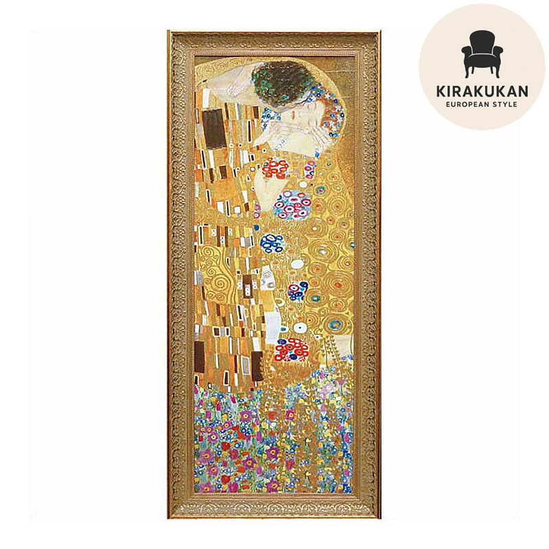 楽天市場】絵画 インテリア グスタフ クリムト 接吻 絵画 「 ザ キッス