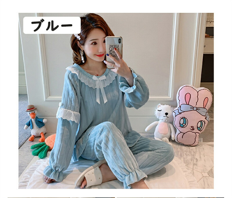 楽天市場】ルームウェア パジャマ レディース セットアップ トップス