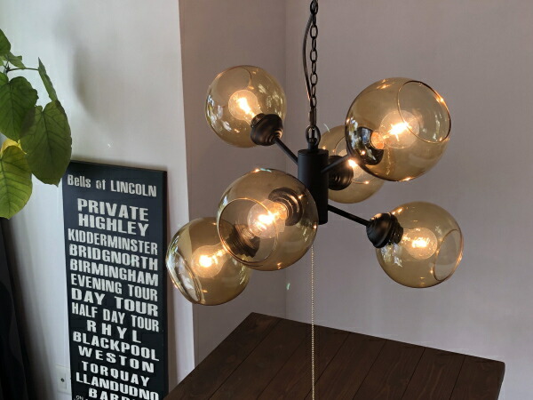 楽天市場】ペンダントライト ハモサ 照明 MOON6 ムーン6 ランプ 6灯 GS