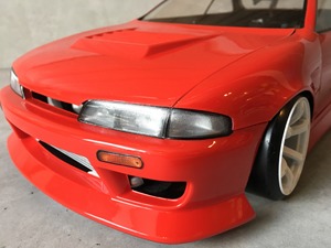 ラジコンボディ ADDICTION s14 前期 エアロセット ラジコンボディ
