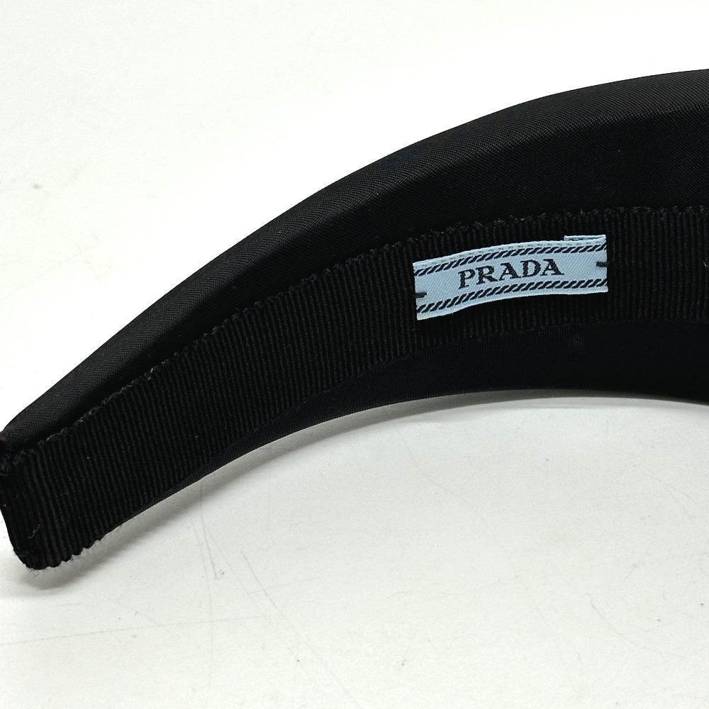 楽天市場】PRADA プラダ トライアングルロゴ ヘアアクセサリー ヘア