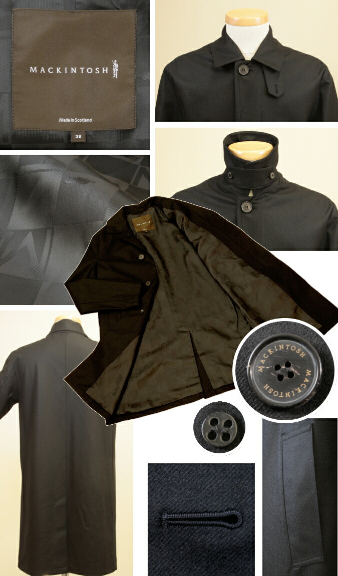 楽天市場】マッキントッシュ ダンケルド DUNKELD ウール ステンカラー