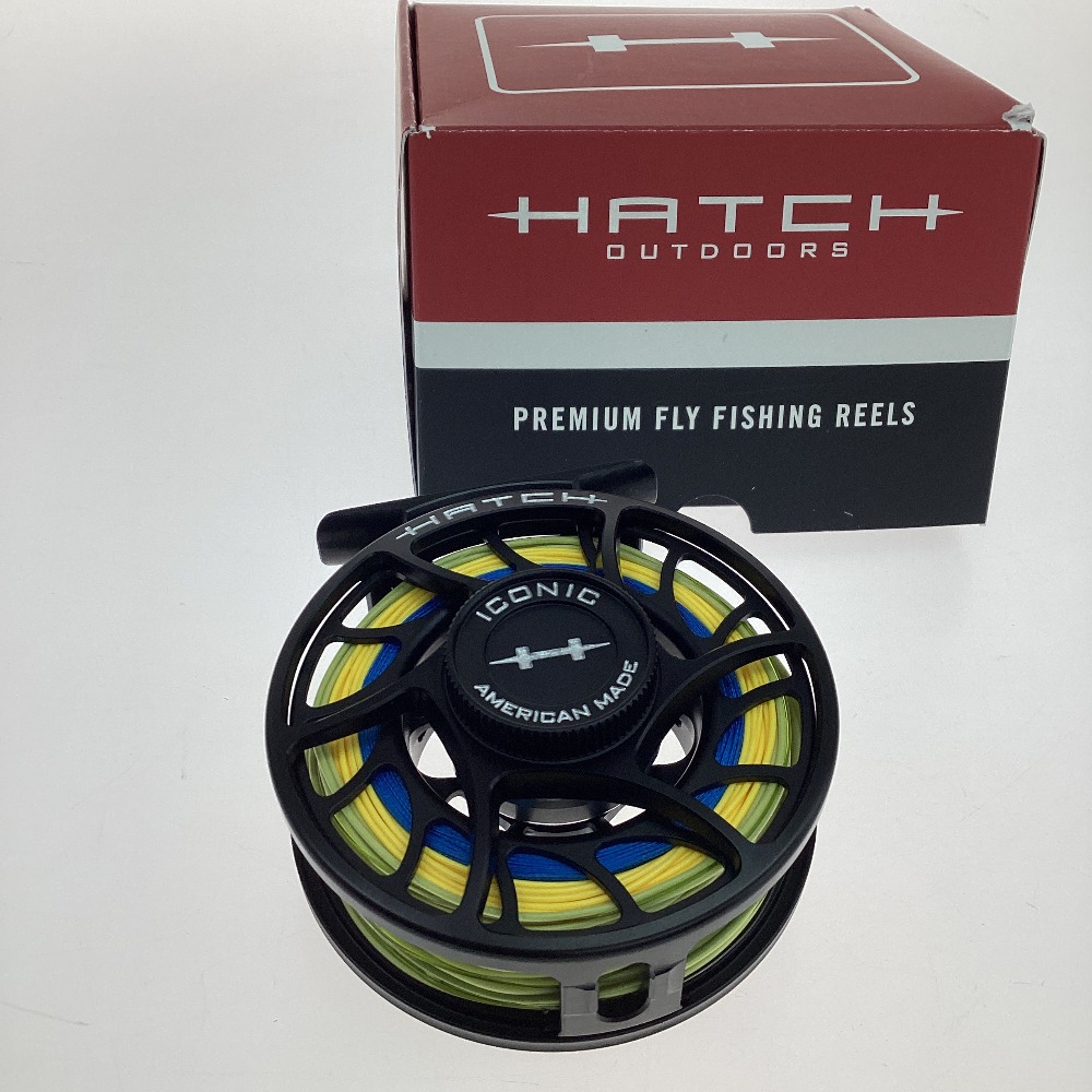ハッチ Hatch Finatic 4Plus 銀/緑 3-5番 箱ケース付き ハッチ Hatch