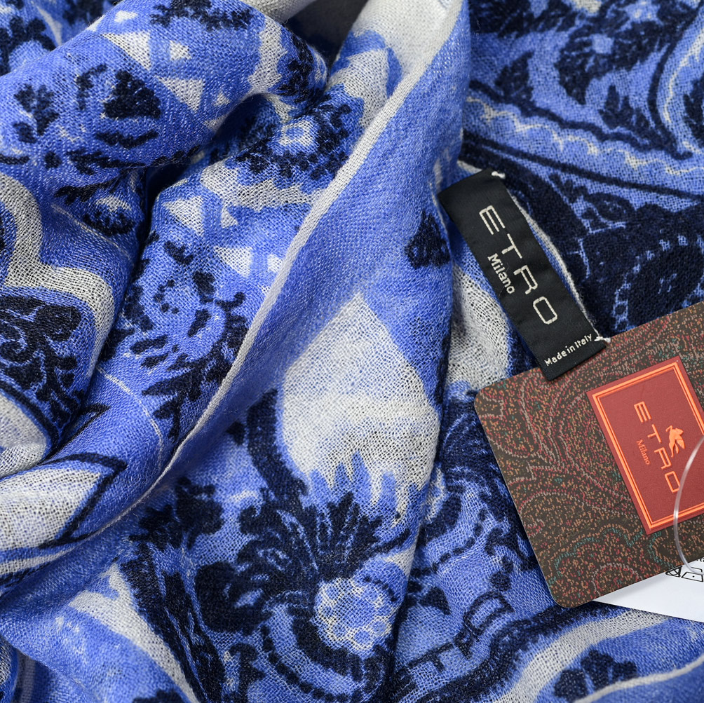 楽天市場】エトロ ETRO ストール マフラー 春夏 秋 3シーズン メンズ