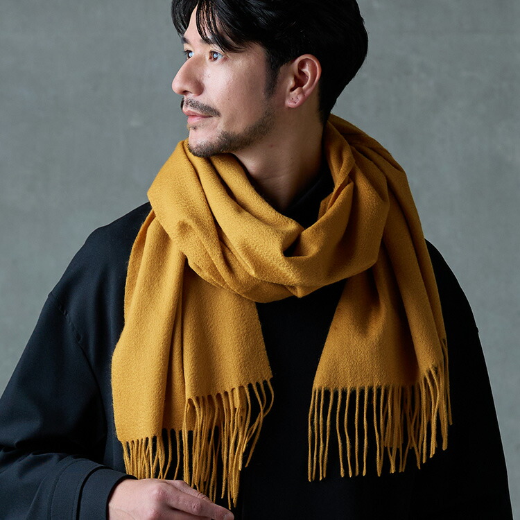 楽天市場】【10%offクーポン】カシミヤ マフラー カシミヤ100% メンズ