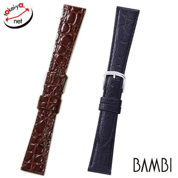 楽天市場】時計ベルト 16mm 17mm 18mm 19mm 20mm BAMBI バンビ