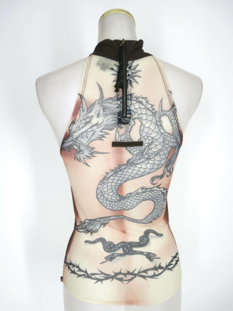 ジャンポールゴルチェ ファム ドラゴン&ハートタトゥー パワーネット