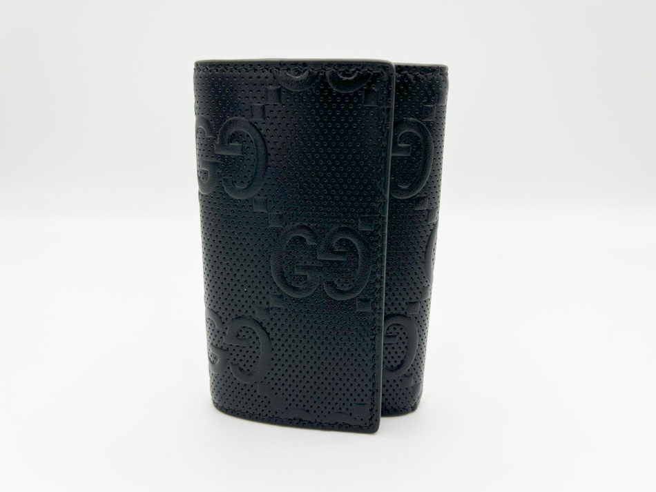 楽天市場】GUCCI グッチ GGエンボス レザー キーケース 6連 キーリング