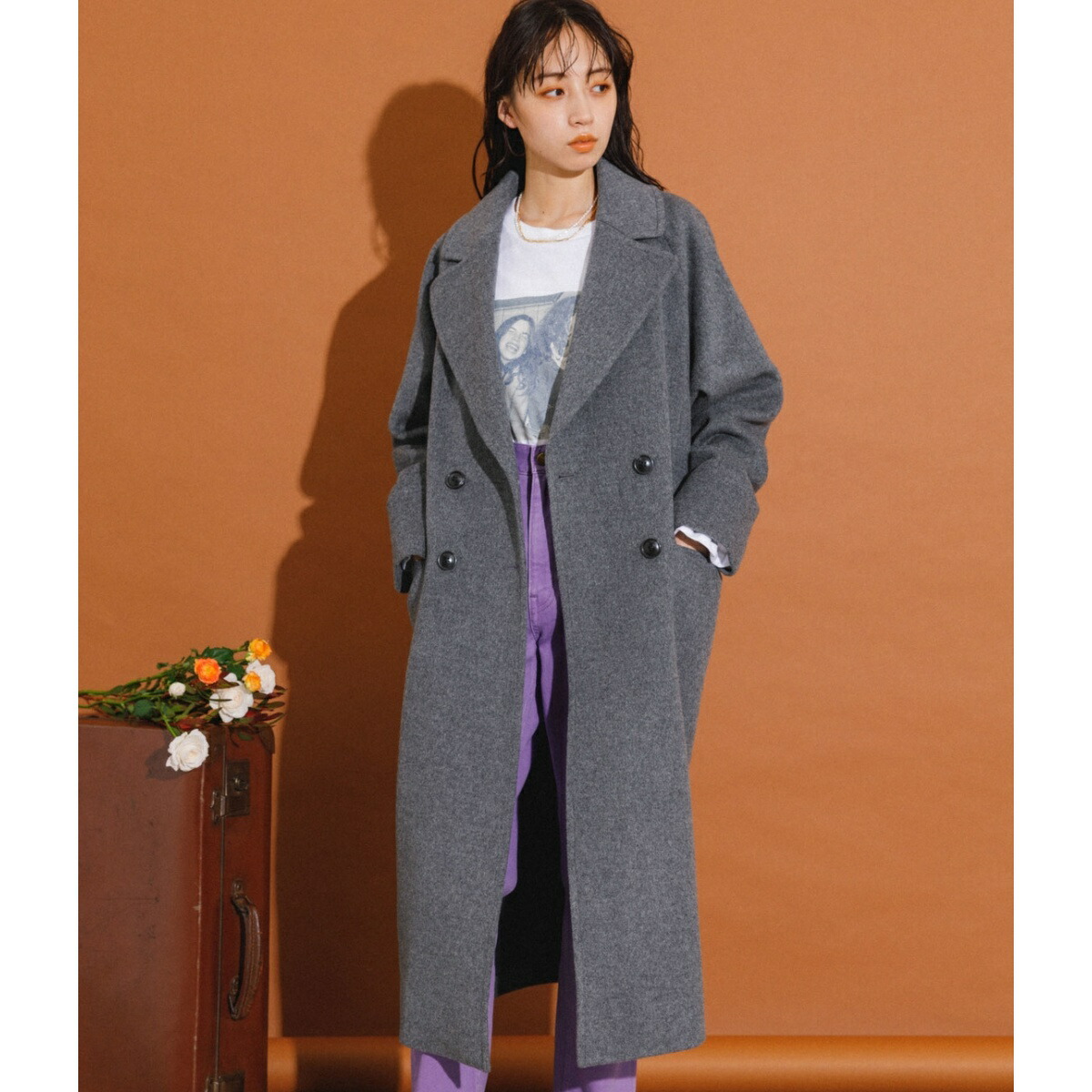 楽天市場】ヴィクトリアビーバーダブルクロスコート／マドモアゼル