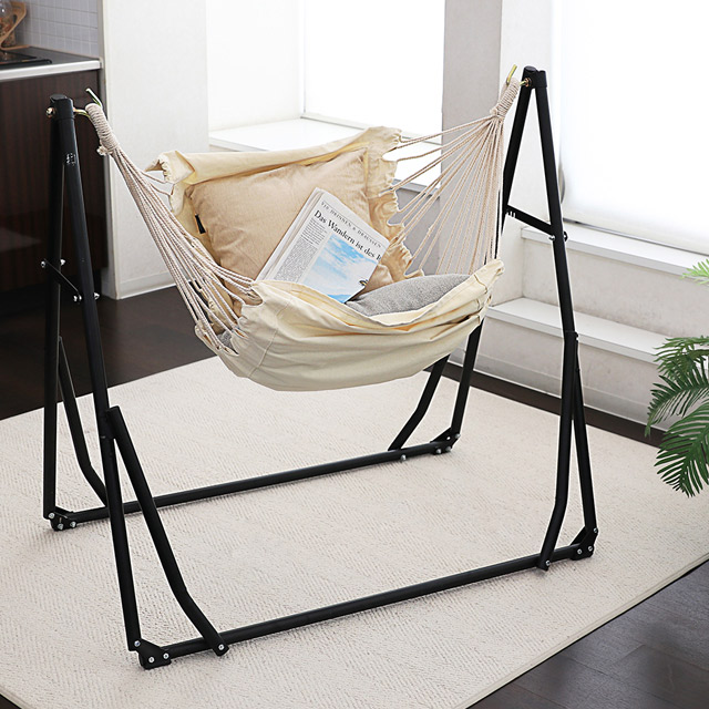 楽天市場】シフラス 2way自立式ポータブルハンモック ハンモック