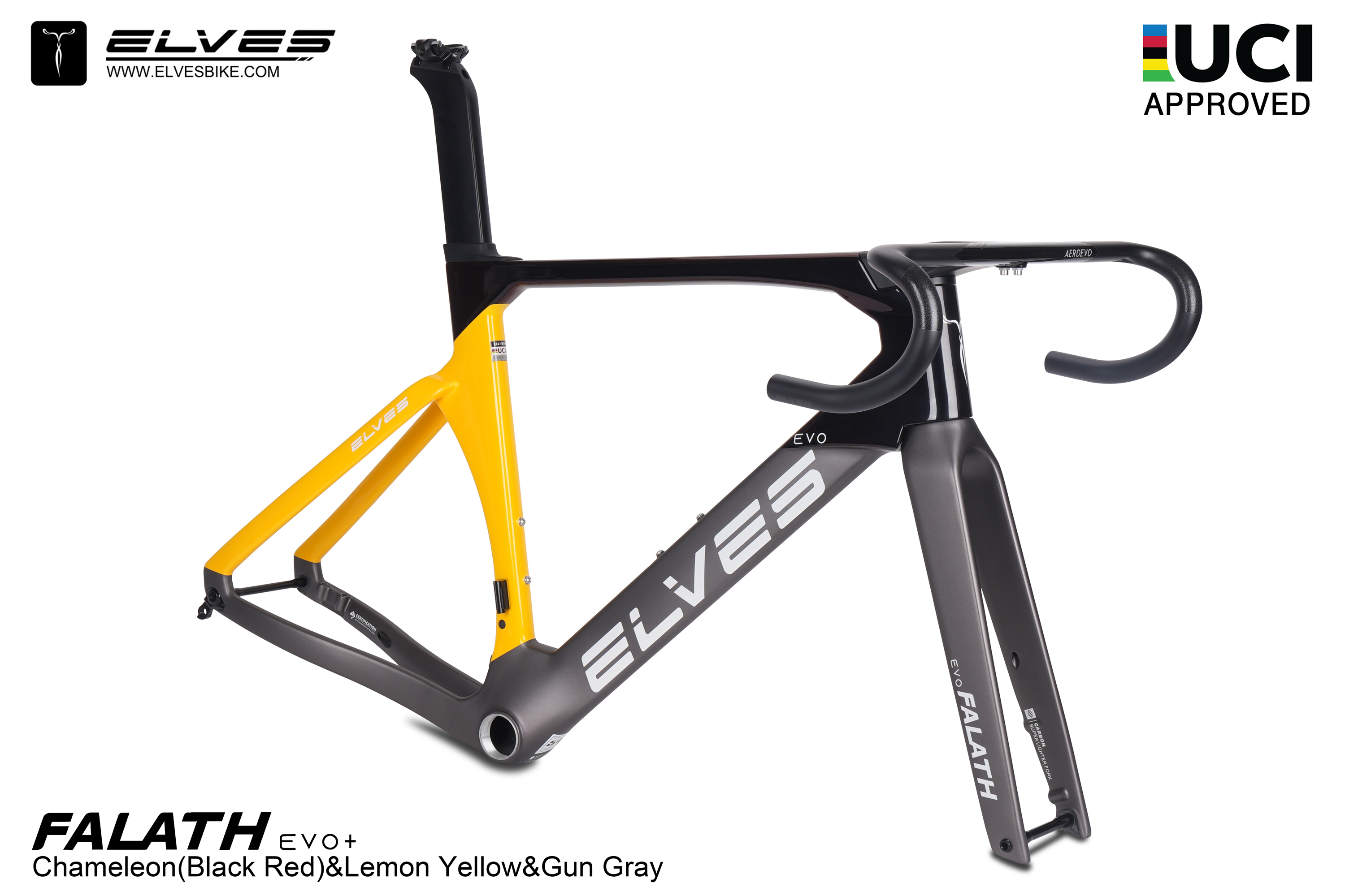 Elves Falath EVO – Road Bike Carbon Frame and Disc Frameset