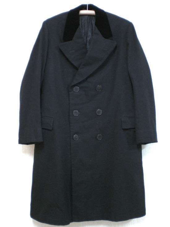 1930's ダブルブレスト アンティークチェスターコート - Baby doll -by