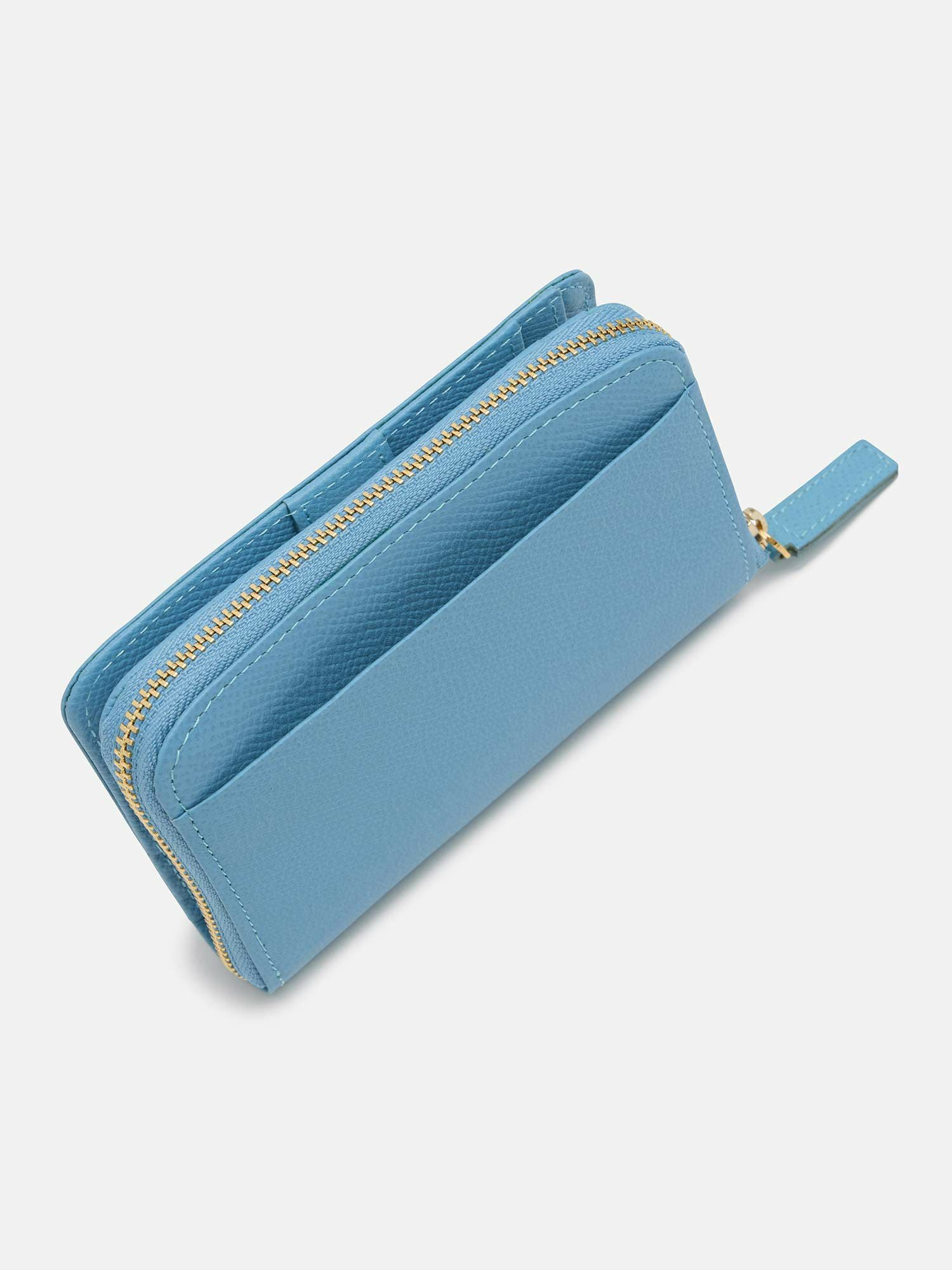 二つ折り財布 ライトブルー |折り財布 | WAKO公式オンラインブティック