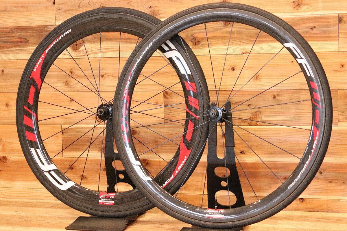 ノーブランド カーボンホイール チューブラー シマノ11s タイヤ付き