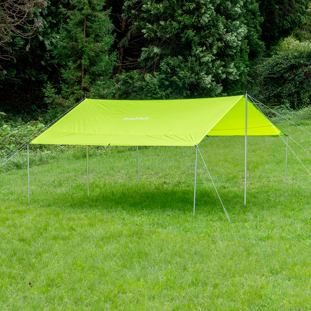 モンベル L.W.タープ モンベル L.W. タープ ワイド グリーン 未使用