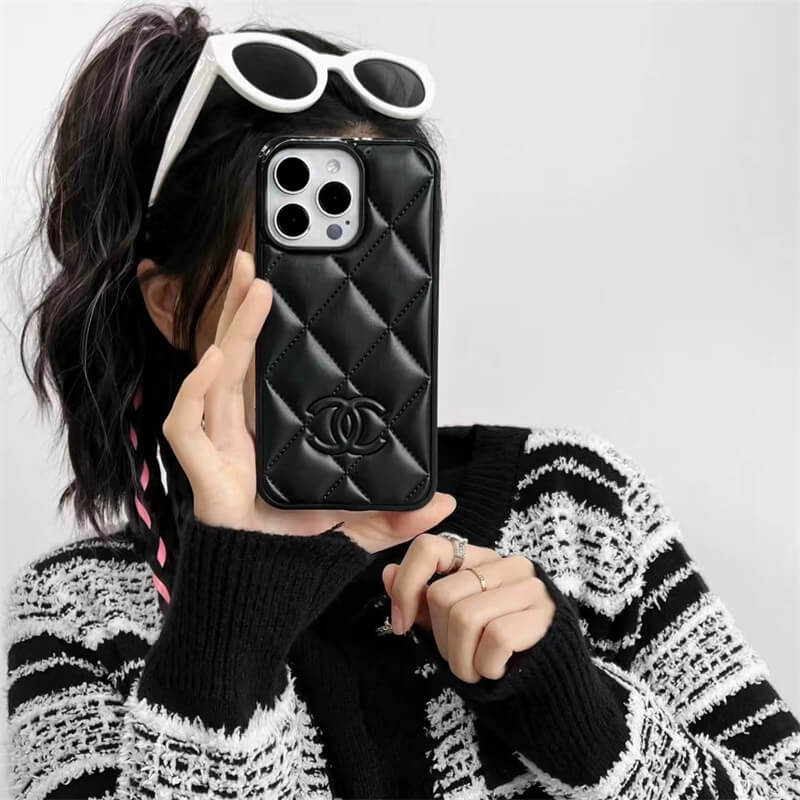 chanel iphone17/17pro ケース シャネル iphone16promax ケースレザー