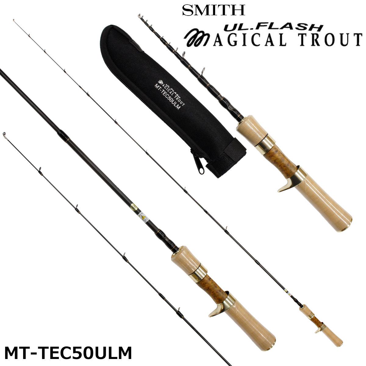 スミス(SMITH) マジカルトラウト ULF MT-TEC50ULM ベイト ○廃番 完売