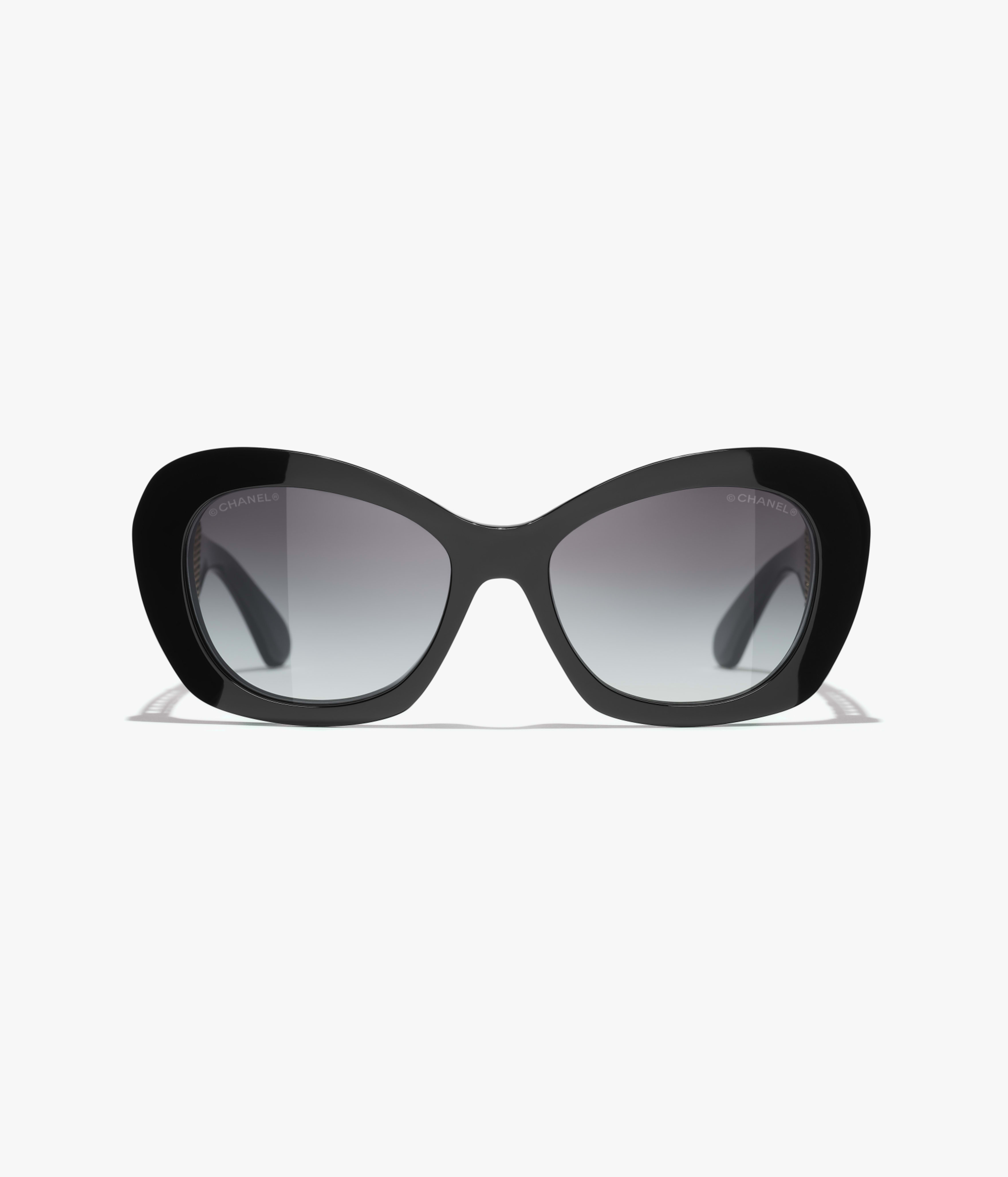 CHANEL Sunglasses: Butterfly Sunglasses, acetate & metal — Fashion