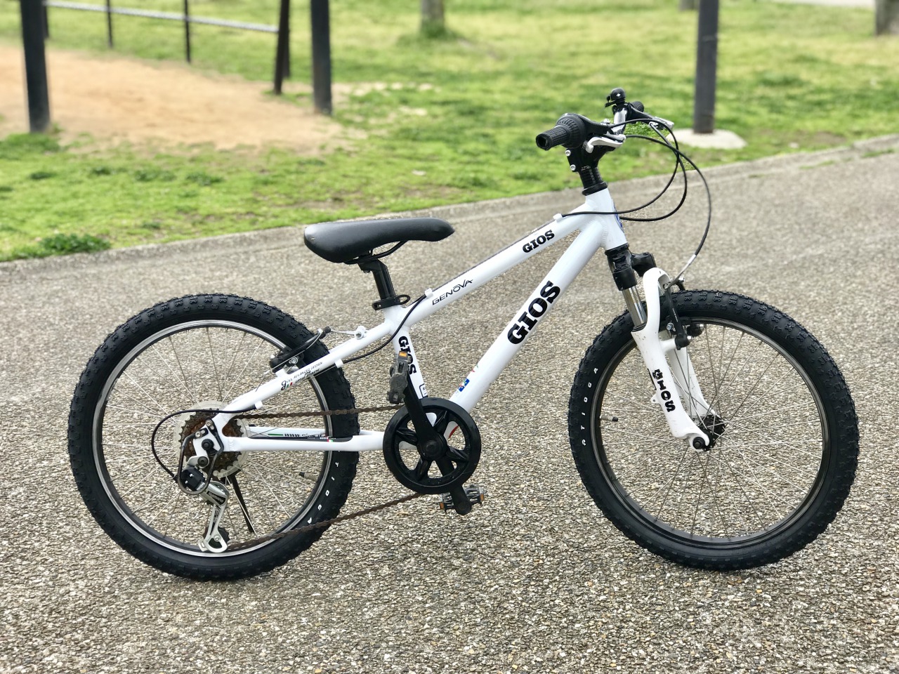 GIOS GENOVA 20インチ キッズバイクをブロックタイヤに交換！ | Climb