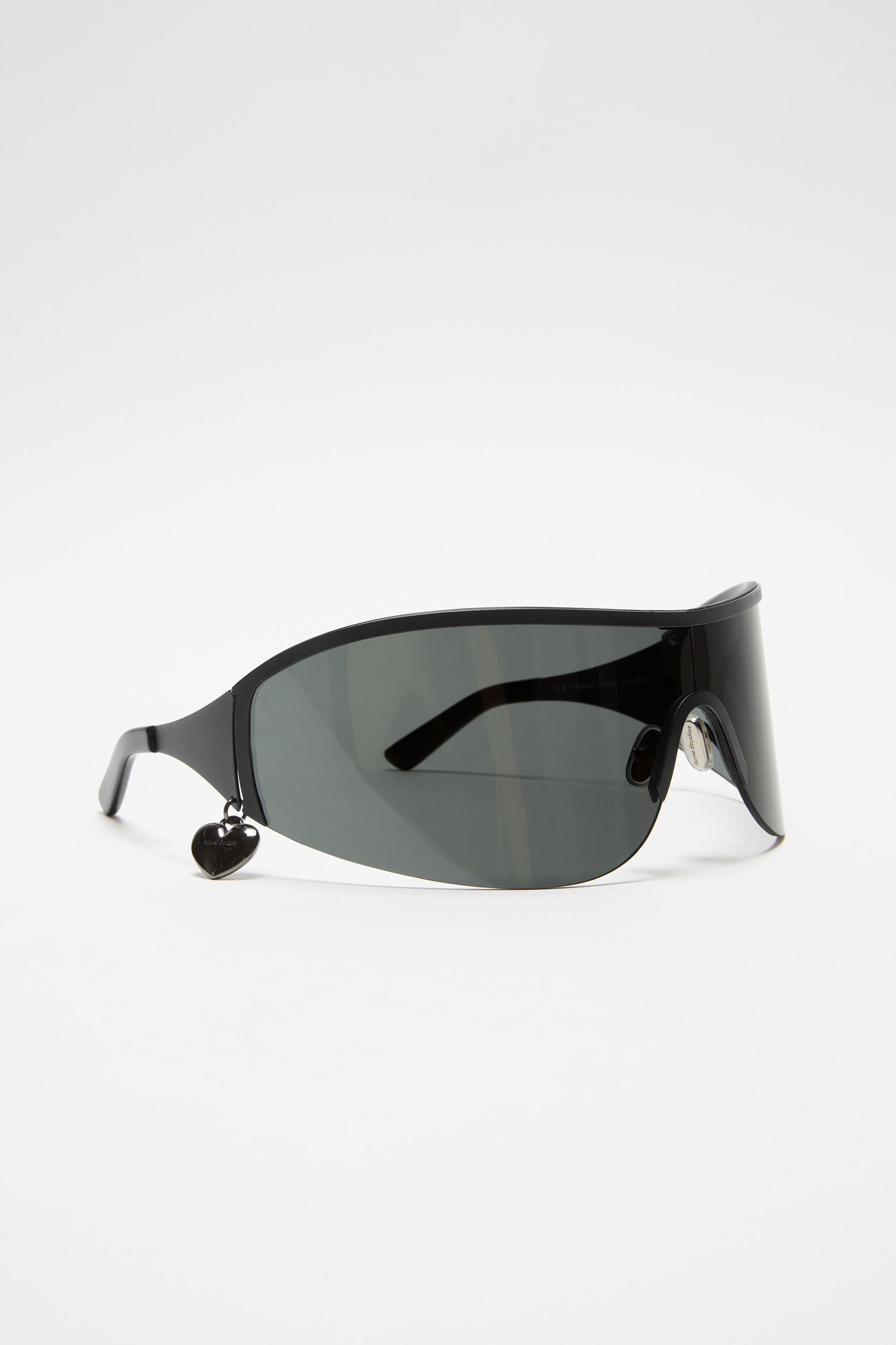Acne Studios - Metal frame sunglasses - Black/black